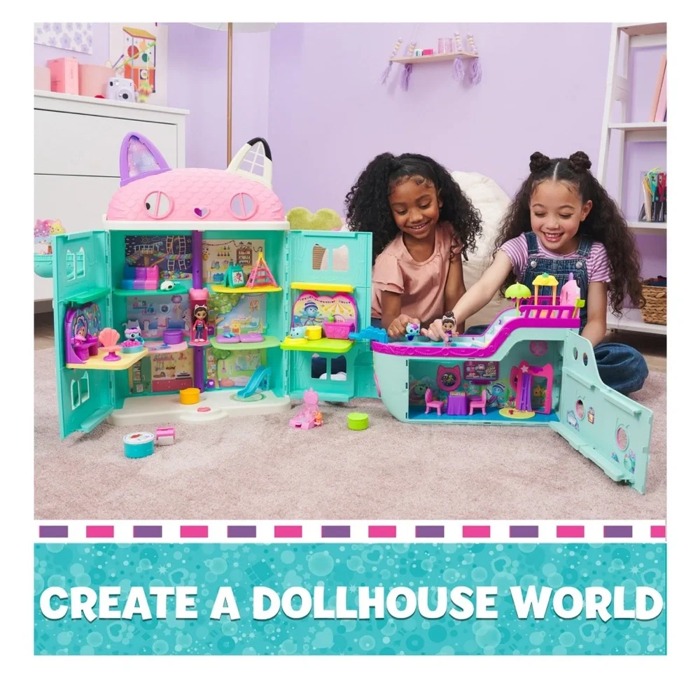 NWB Gabby’s Dollhouse, Gabby Cat Friend Ship Cruise Ship Toy Vehicle Playhouse - Picture 10 of 11